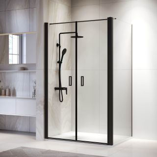 Душевой уголок RGW PA-144B (PA-104B+Z-050-2B+O-104B) 060814428-014 120x80см чёрный
