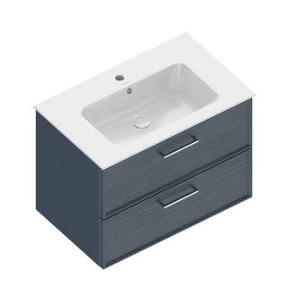 Тумба под раковину Kerama Marazzi Piano Classic PIA.CL.75\BLU.M 75 см ясень синий матовый