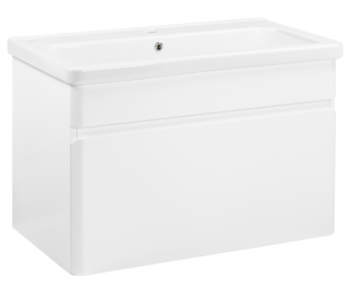Подвесная тумба под раковину Veedi Prestige PRS800T-CR 80см белый