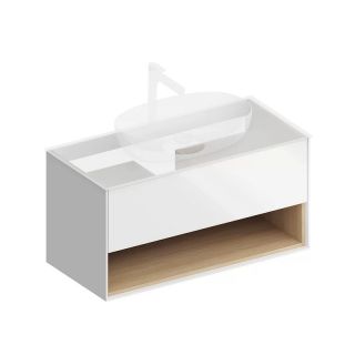 Тумба под раковину Kerama Marazzi Plaza Modern PLB.M.100.1\WHT.V 100 см белый