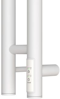 Полотенцесушитель электрический Point Деметра PN12812W П3 8x120см белый матовый