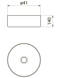 Раковина Point Виктория PN43063 41см белый