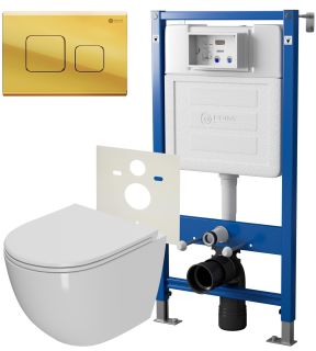 Сет Point PN48060G: инсталляция Point Элемент PN45120 клавиша Point Афина золото PN44041G унитаз Point Афина PN41041