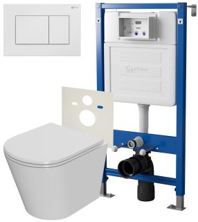 Сет Point PN48075W: инсталляция Point Элемент PN45120 клавиша Point Ника белый PN44081W унитаз Point Виктория PN41061