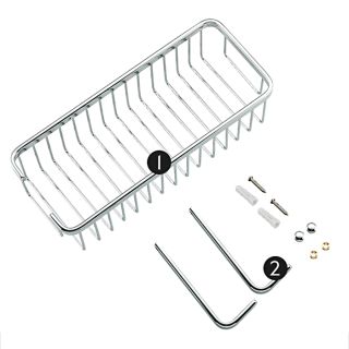 Полочка для ванной Frap F351-26 хром