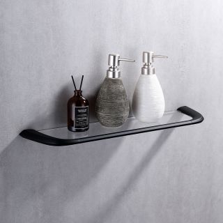 Полка стеклянная ABBER Nord AA1555B 50см чёрный матовый