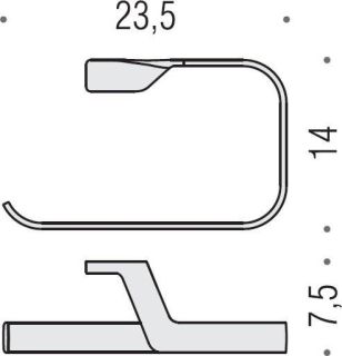 Полотенцедержатель Colombo Design Alize B2531