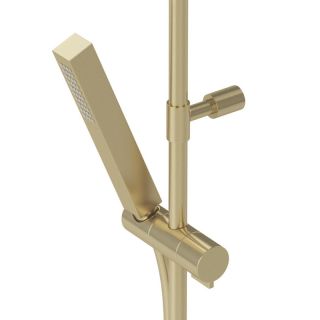 Душевая колонна Cezares  со смесителем, верхний душ из нержавеющей стали PORTA-CD-SR бронза