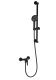 Смеситель для душа с гарнитуром Wonzon & Woghand WW-4570-MB чёрный матовый