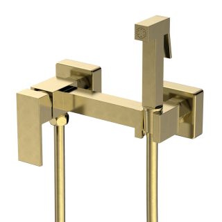 Гигиенический душ со смесителем Splenka S98.51.03 золотой сатин