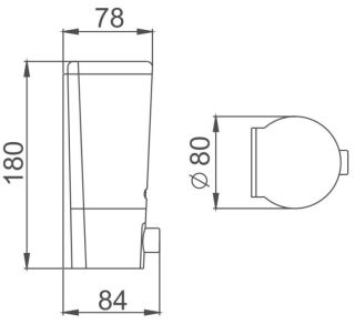 Дозатор жидкого мыла Haiba HB406 хром