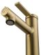 Смеситель для раковины Wonzon & Woghand WW-H1017-BG с функцией полоскания брашированное золото
