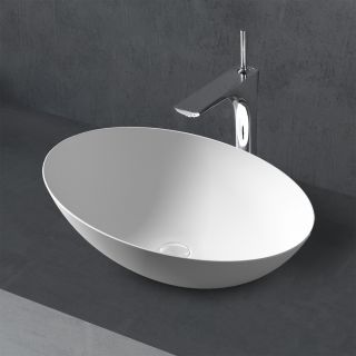 Раковина ABBER Stein AS2609 50см белый матовый