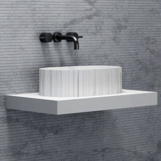 Раковина ABBER Stein AS2655 56см белый матовый