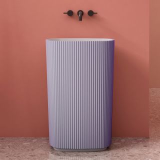 Напольная раковина ABBER Stein AS2502Violett 55см фиолетовый