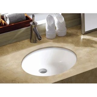 Раковина встраиваемая снизу Azario 41.5х49.5х19, фаянс (AZ90820)