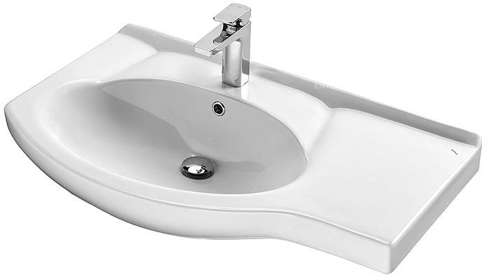 Мебельная раковина Santek Коралл 1WH110228 крыло справа 83см белый