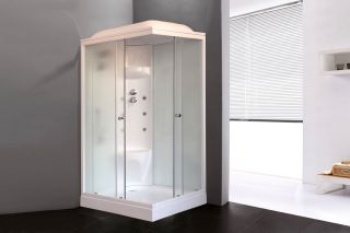 Душевая кабина Royal Bath HP левая стекло белое/матовое 120x80см RB8120HP7-WC-L