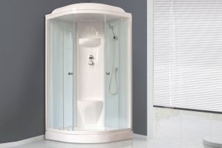 Душевая кабина Royal Bath HK стекло белое/прозрачное 90x90см RB90HK6-WT