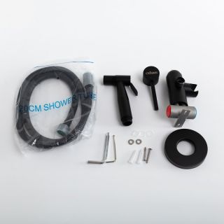 Гигиенический душ со смесителем CEZARES RELAX-DIF-NOP черный матовый