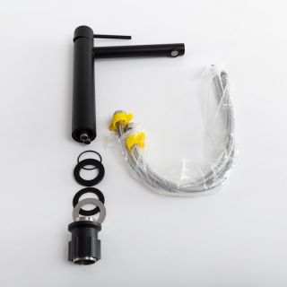 Смеситель для раковины высокий CEZARES RELAX-LC2-NOP-W0 черный матовый