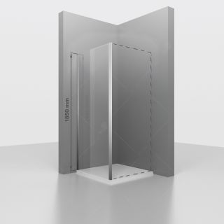 Боковая панель RGW Z-050-1 352205108-11 80см хром