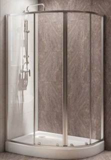 Душевой уголок BelBagno DUE 100x80см хром DUE-RH-2-100/80-C-Cr