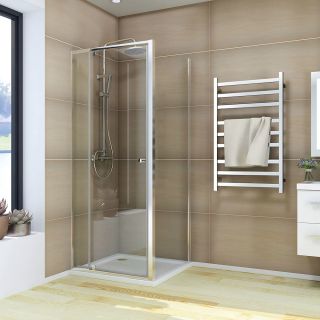 Душевой уголок Veconi Rovigo RV-026, 1200х1000х1950, хром, стекло прозрачное