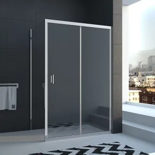 Душевой уголок Veconi Rovigo RV-040, 1000х900х1850, хром, стекло прозрачное