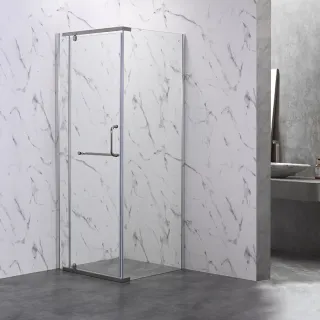 Душевой уголок Veconi Rovigo RV-18, 1200x900x2000, хром, стекло прозрачное