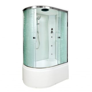 Душевая кабина Deto ЕМ4512 R с гидромассажем (гм.) 120х80х220 см