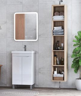 Тумба под раковину напольная Vigo Grani tn.GRI.FOS.50.2D 50 см белый