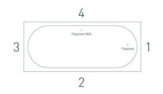 Ванна из искусственного камня Salini Ornella Axis Kit S-Sense 103511GRF 180x80см RAL полностью