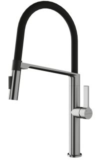 Смеситель для кухни Paulmark Barrel Ba214029-BS нержавеющая сталь