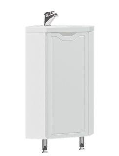 Тумба под раковину Corozo Мирра SD-00001642 40см угловая белый