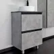 Тумба с раковиной Comforty Эдинбург 00-00004767 60 см Бетон светлый