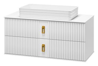 Подвесная тумба под раковину Brevita Sevilla SEV-09105-0102Я 105см белый