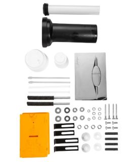 Комплект Jacob Delafon E21822-CP с инсталляцией E29025-NF и клавишей E29027-CP хром