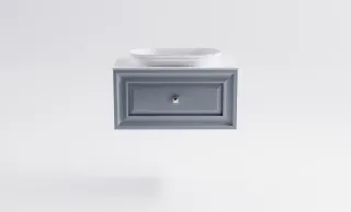 Тумба с раковиной Astra-Form Шарм 4631177713392 80 см голубой матовый