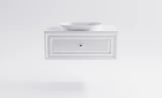 Тумба с раковиной Astra-Form Шарм 4631177713675 90 см белый матовый