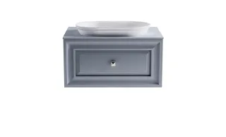 Тумба с раковиной Astra-Form Шарм 4631177714955 70 см голубой матовый