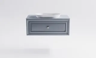 Тумба с раковиной Astra-Form Шарм 4631177715075 90 см голубой матовый