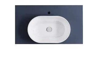 Тумба с раковиной Astra-Form Шарм 4631177715105 90 см серый матовый