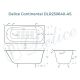 Ванна чугунная Delice Continental DLR230640-AS 120х70 с антискользящим покрытием