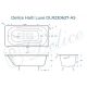 Ванна чугунная Delice Haiti Luxe DLR230637-AS 160х80 с антискользящим покрытием