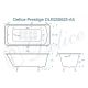 Ванна чугунная Delice Prestige DLR230623-AS 180х80 с антискользящим покрытием