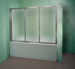 Шторка на ванну Ravak Supernova AVDP3-170 40VV0U02ZG Grape профиль сатин