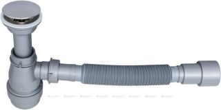 Сифон для душевого поддона Aquanet 312687 серый