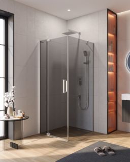 Душевой уголок CEZARES SLIDER-AH-1-90-70/80-GRIGIO-Cr