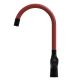 Смеситель для кухни Kohr FLY 1LN020201DBE-0000A красный/чёрный